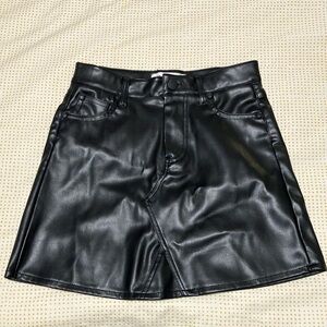 Girls Pleather Skirt